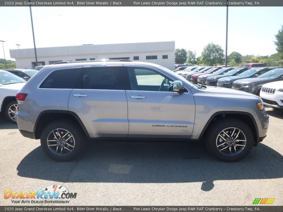 2020 Jeep Grand Cherokee Limited 4x4 Billet Silver Metallic / Black Photo #6