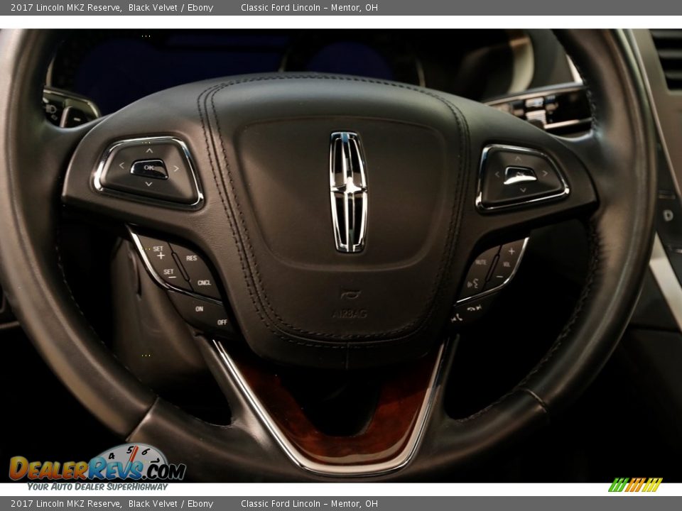 2017 Lincoln MKZ Reserve Black Velvet / Ebony Photo #8