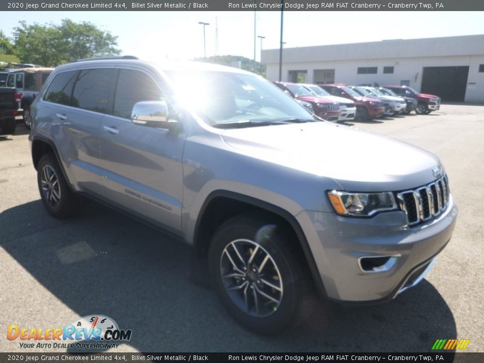 2020 Jeep Grand Cherokee Limited 4x4 Billet Silver Metallic / Black Photo #7