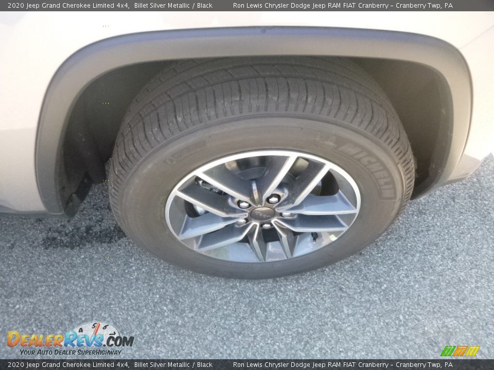 2020 Jeep Grand Cherokee Limited 4x4 Billet Silver Metallic / Black Photo #9