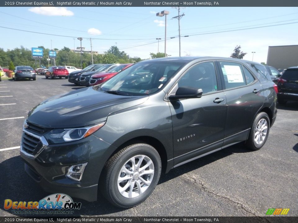 2019 Chevrolet Equinox LS Nightfall Gray Metallic / Medium Ash Gray Photo #1