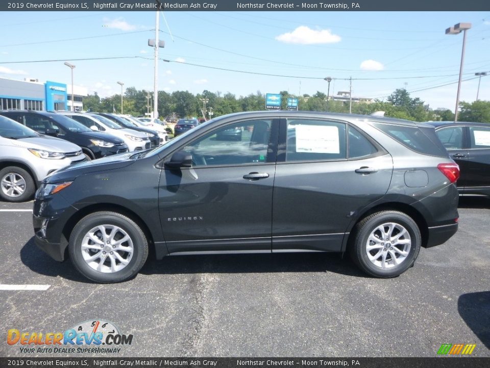 2019 Chevrolet Equinox LS Nightfall Gray Metallic / Medium Ash Gray Photo #2