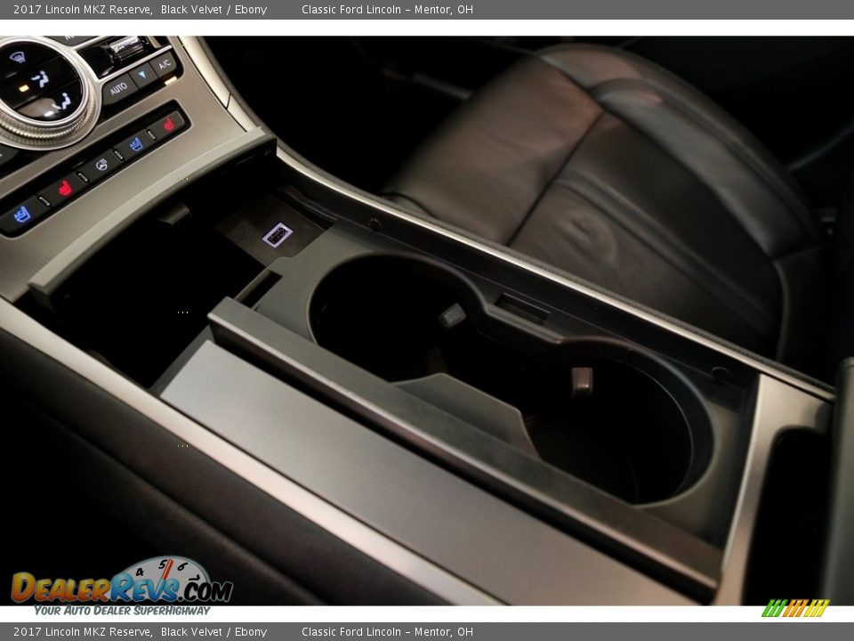 2017 Lincoln MKZ Reserve Black Velvet / Ebony Photo #20