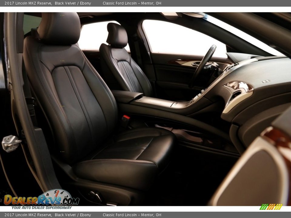 2017 Lincoln MKZ Reserve Black Velvet / Ebony Photo #21