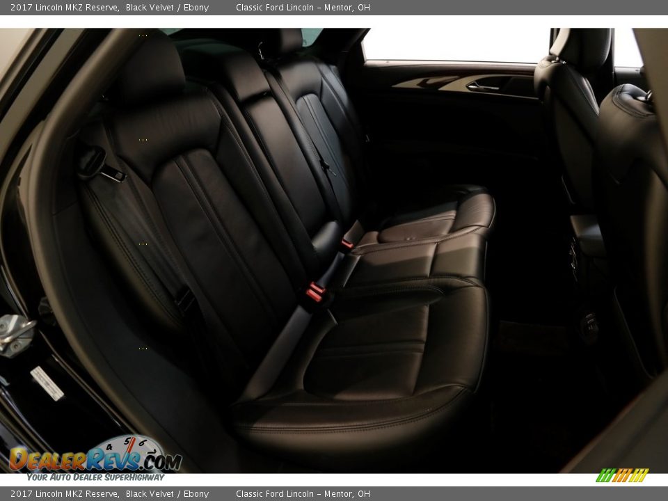 2017 Lincoln MKZ Reserve Black Velvet / Ebony Photo #22