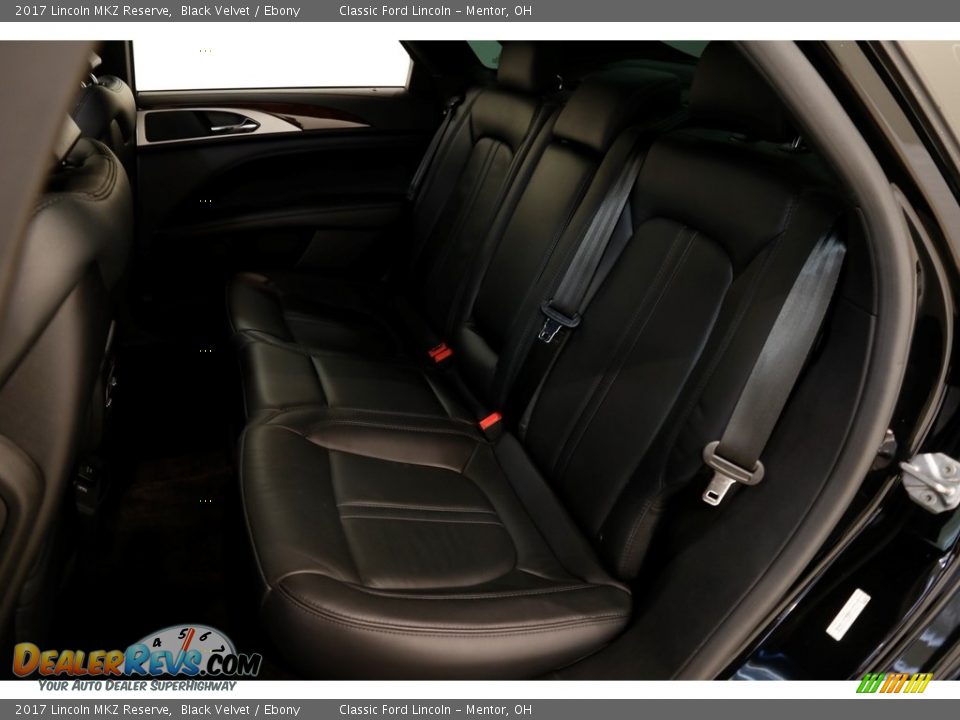 2017 Lincoln MKZ Reserve Black Velvet / Ebony Photo #23