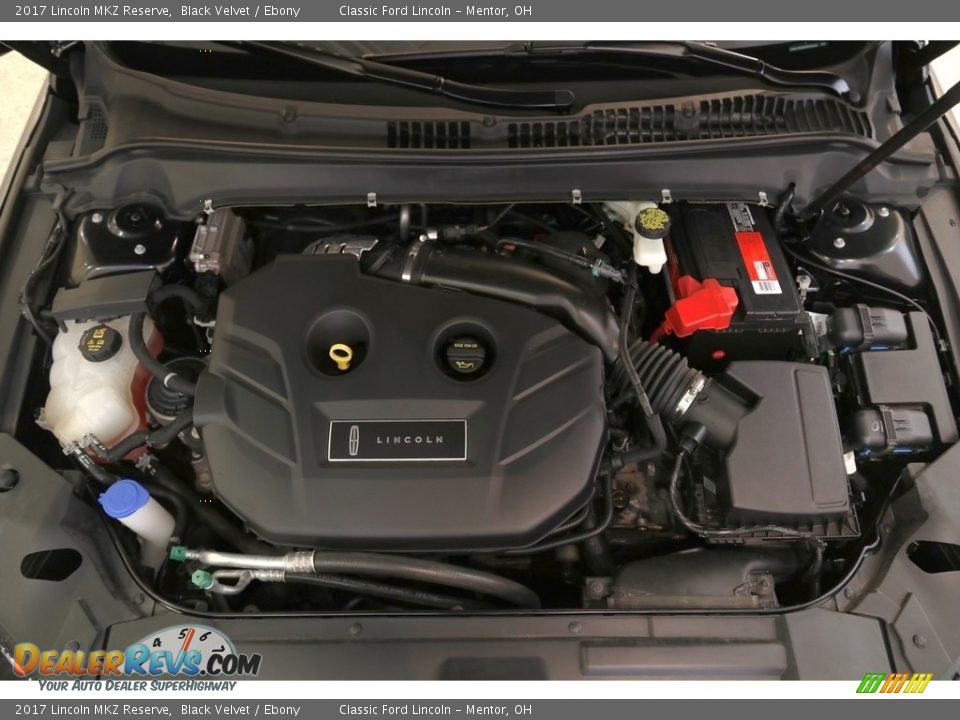 2017 Lincoln MKZ Reserve Black Velvet / Ebony Photo #25