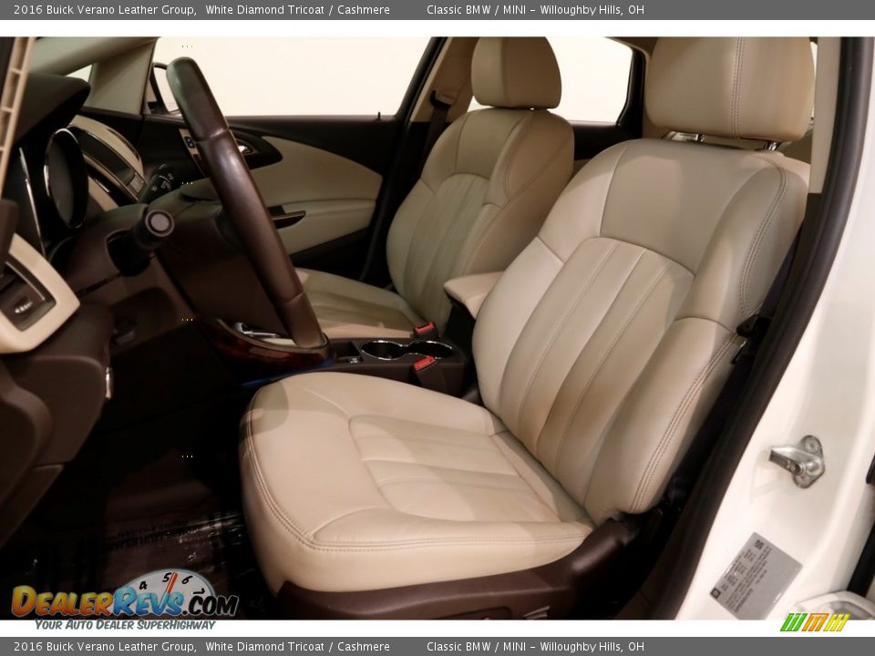 2016 Buick Verano Leather Group White Diamond Tricoat / Cashmere Photo #5