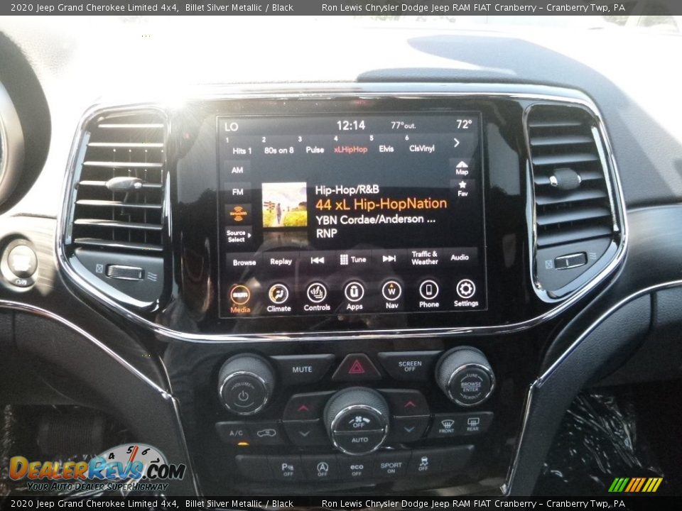 2020 Jeep Grand Cherokee Limited 4x4 Billet Silver Metallic / Black Photo #17