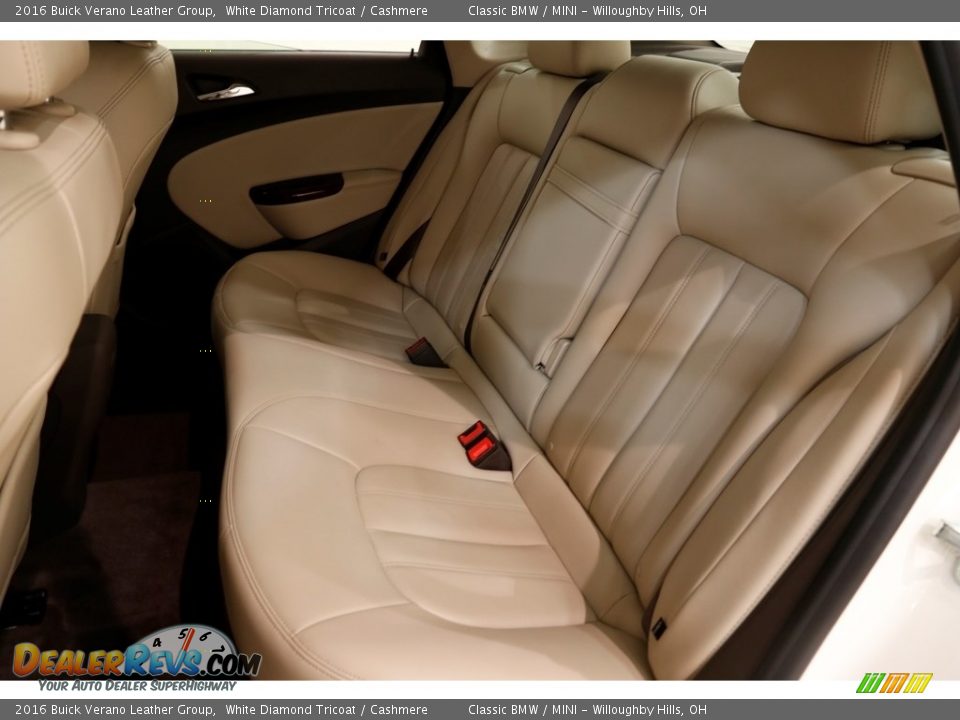 2016 Buick Verano Leather Group White Diamond Tricoat / Cashmere Photo #15
