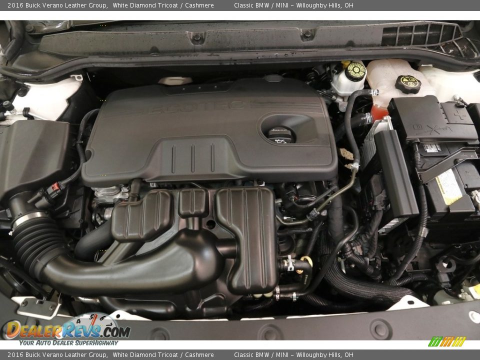 2016 Buick Verano Leather Group White Diamond Tricoat / Cashmere Photo #17