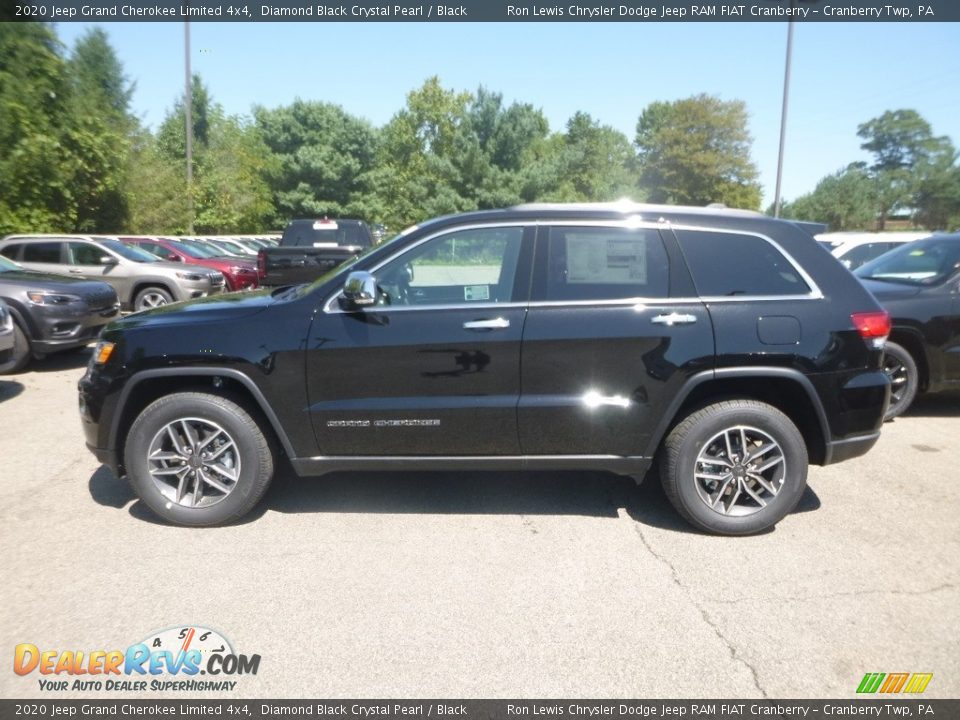 Diamond Black Crystal Pearl 2020 Jeep Grand Cherokee Limited 4x4 Photo #2