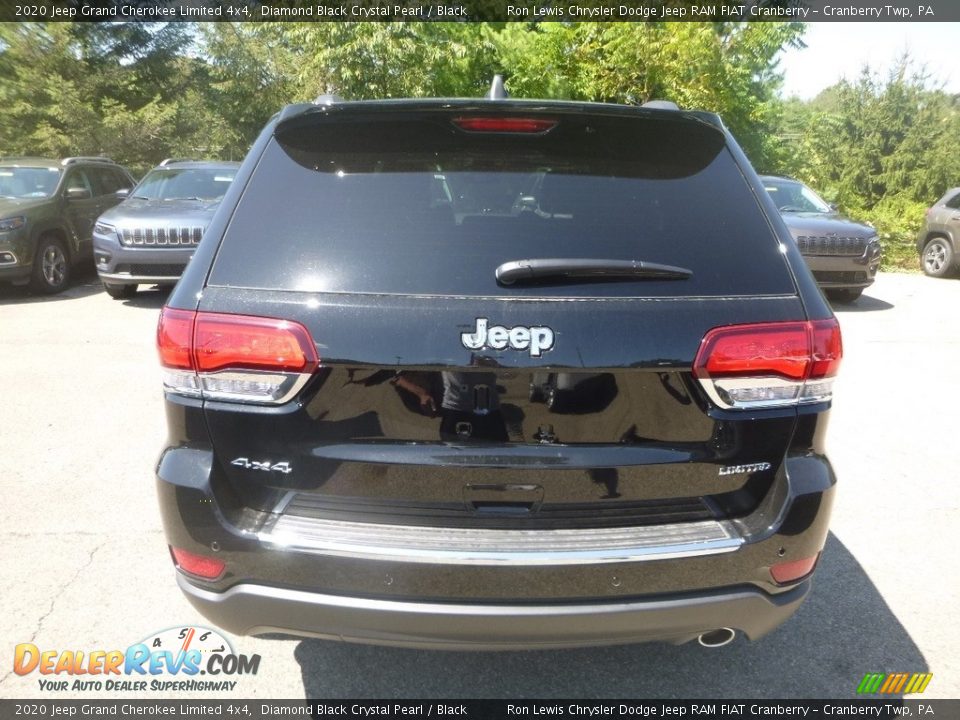2020 Jeep Grand Cherokee Limited 4x4 Diamond Black Crystal Pearl / Black Photo #4