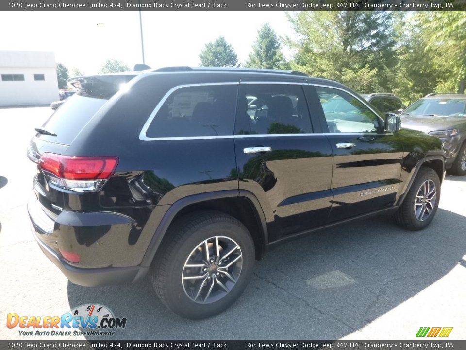 2020 Jeep Grand Cherokee Limited 4x4 Diamond Black Crystal Pearl / Black Photo #5