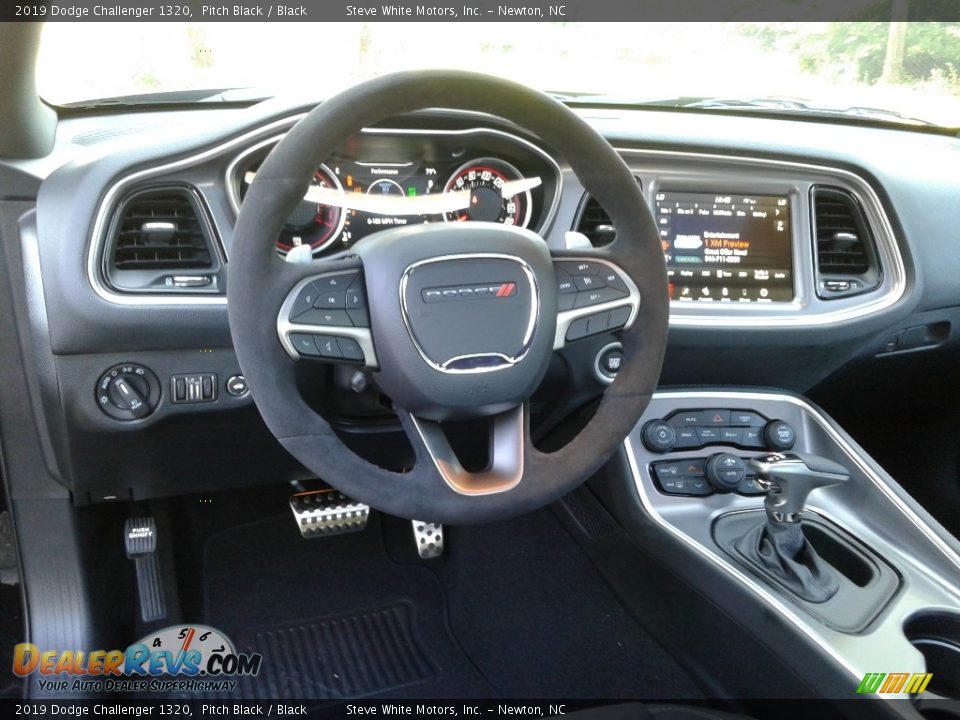 2019 Dodge Challenger 1320 Pitch Black / Black Photo #34