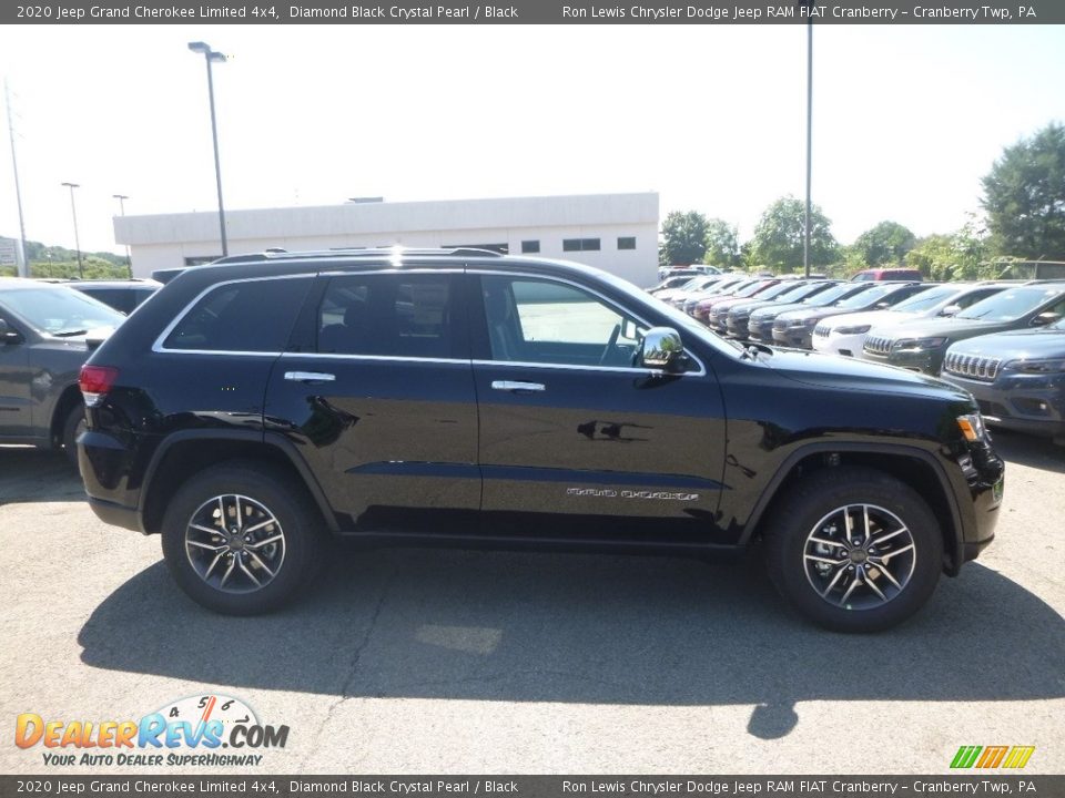 2020 Jeep Grand Cherokee Limited 4x4 Diamond Black Crystal Pearl / Black Photo #6