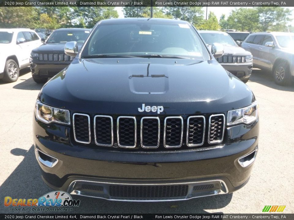 2020 Jeep Grand Cherokee Limited 4x4 Diamond Black Crystal Pearl / Black Photo #8