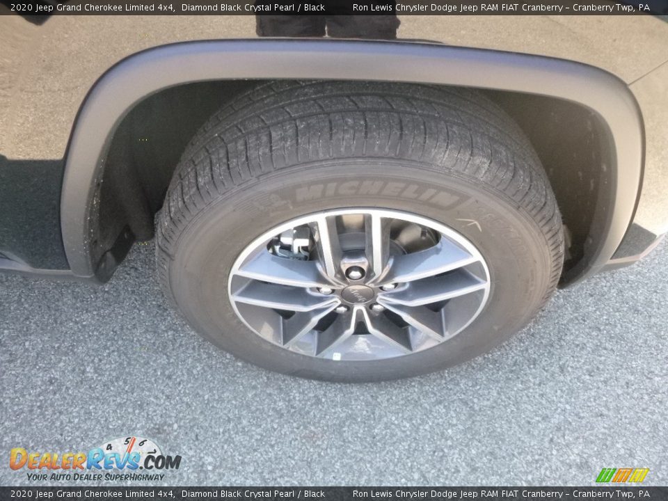 2020 Jeep Grand Cherokee Limited 4x4 Diamond Black Crystal Pearl / Black Photo #9