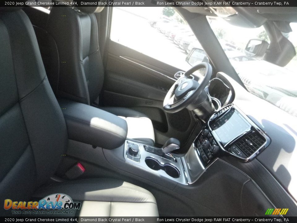 2020 Jeep Grand Cherokee Limited 4x4 Diamond Black Crystal Pearl / Black Photo #10