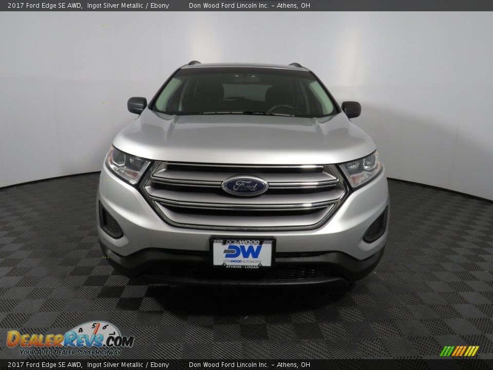 2017 Ford Edge SE AWD Ingot Silver Metallic / Ebony Photo #4