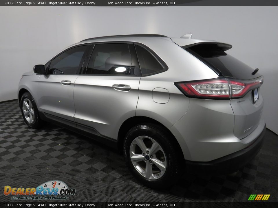 2017 Ford Edge SE AWD Ingot Silver Metallic / Ebony Photo #9