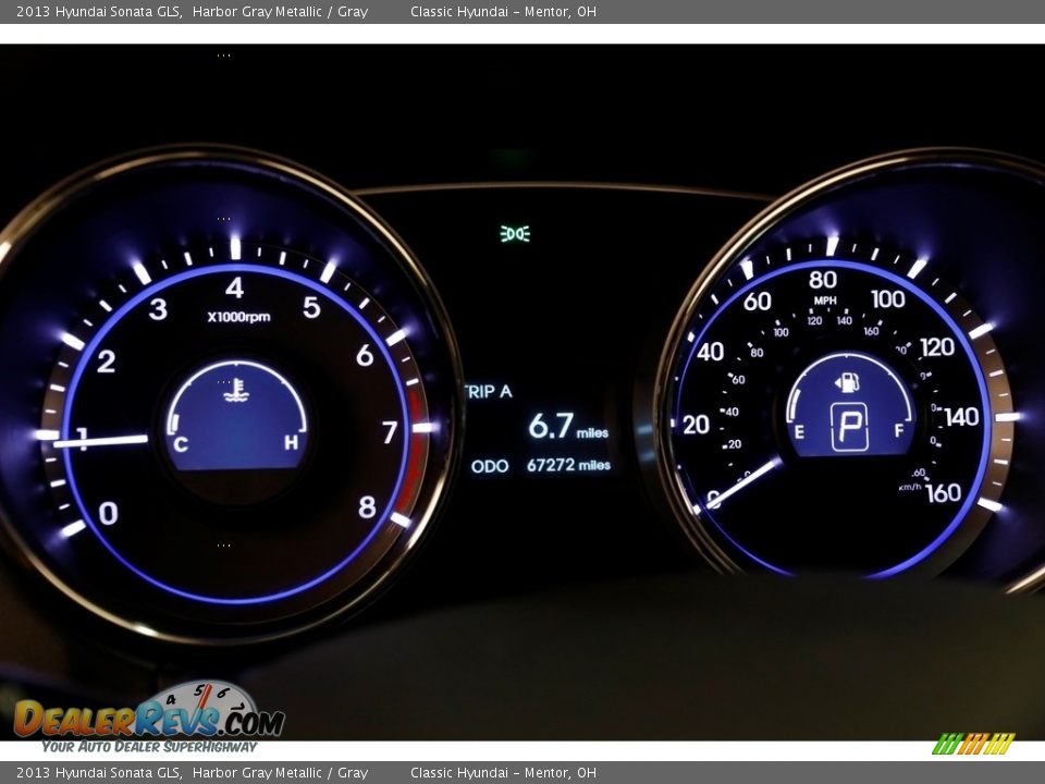 2013 Hyundai Sonata GLS Harbor Gray Metallic / Gray Photo #8