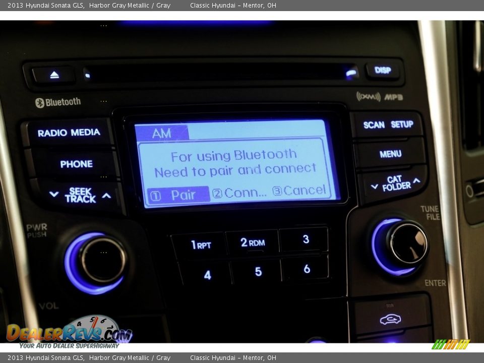 2013 Hyundai Sonata GLS Harbor Gray Metallic / Gray Photo #10