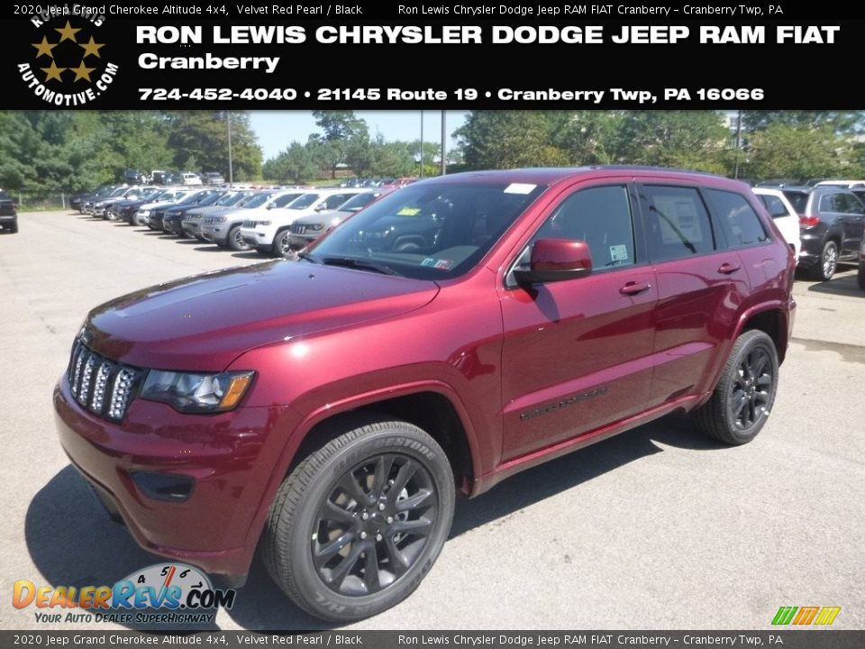 2020 Jeep Grand Cherokee Altitude 4x4 Velvet Red Pearl / Black Photo #1
