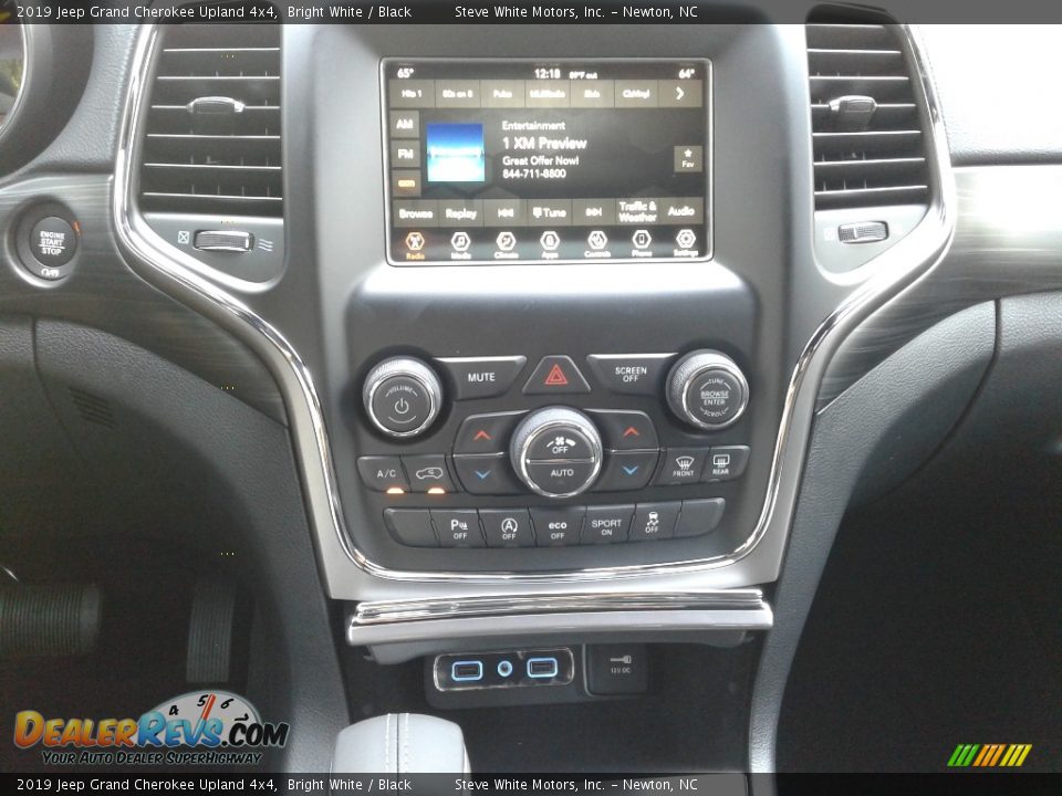 2019 Jeep Grand Cherokee Upland 4x4 Bright White / Black Photo #21