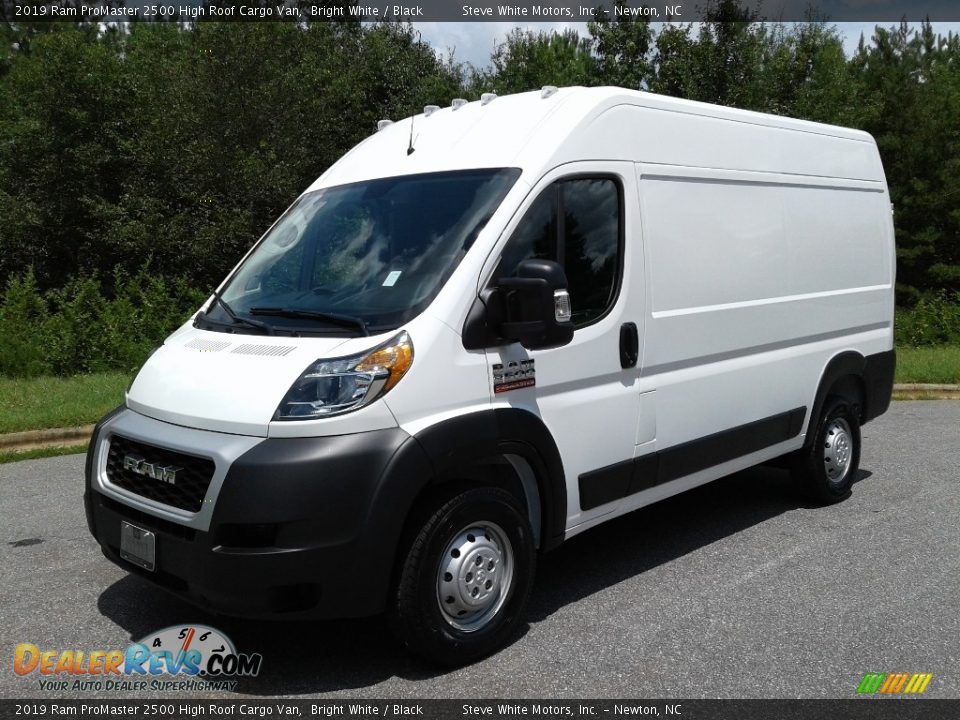 2019 Ram ProMaster 2500 High Roof Cargo Van Bright White / Black Photo #2