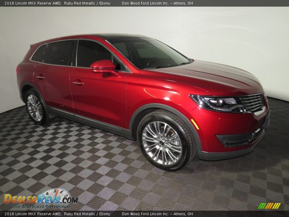 2018 Lincoln MKX Reserve AWD Ruby Red Metallic / Ebony Photo #3