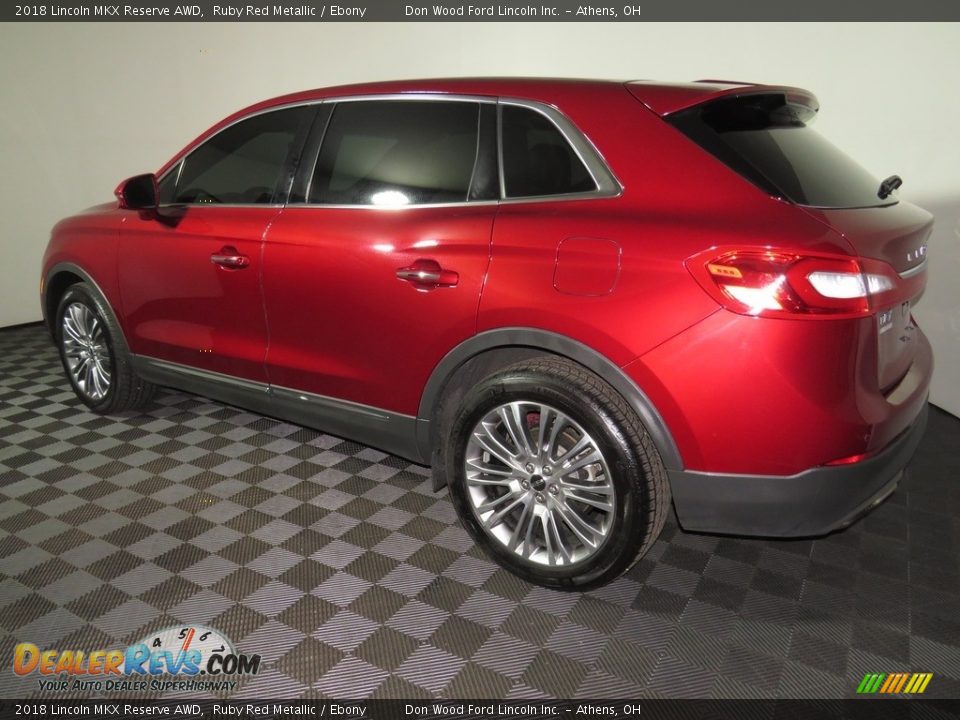 2018 Lincoln MKX Reserve AWD Ruby Red Metallic / Ebony Photo #10