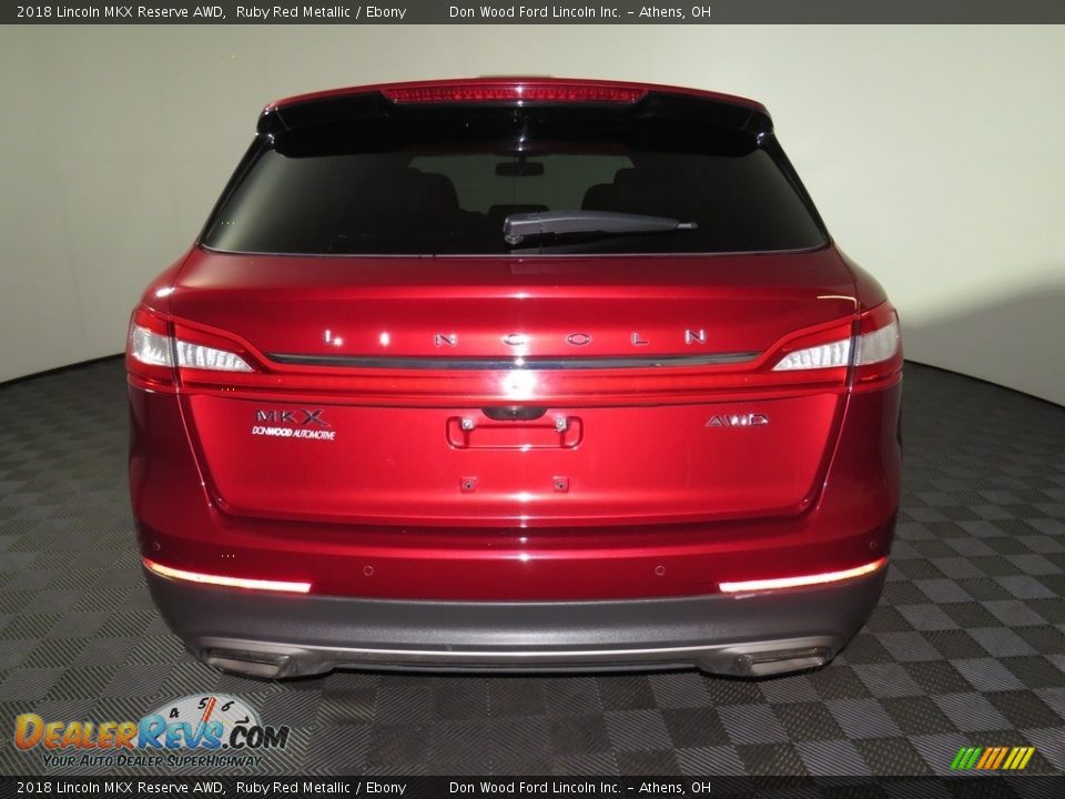 2018 Lincoln MKX Reserve AWD Ruby Red Metallic / Ebony Photo #12