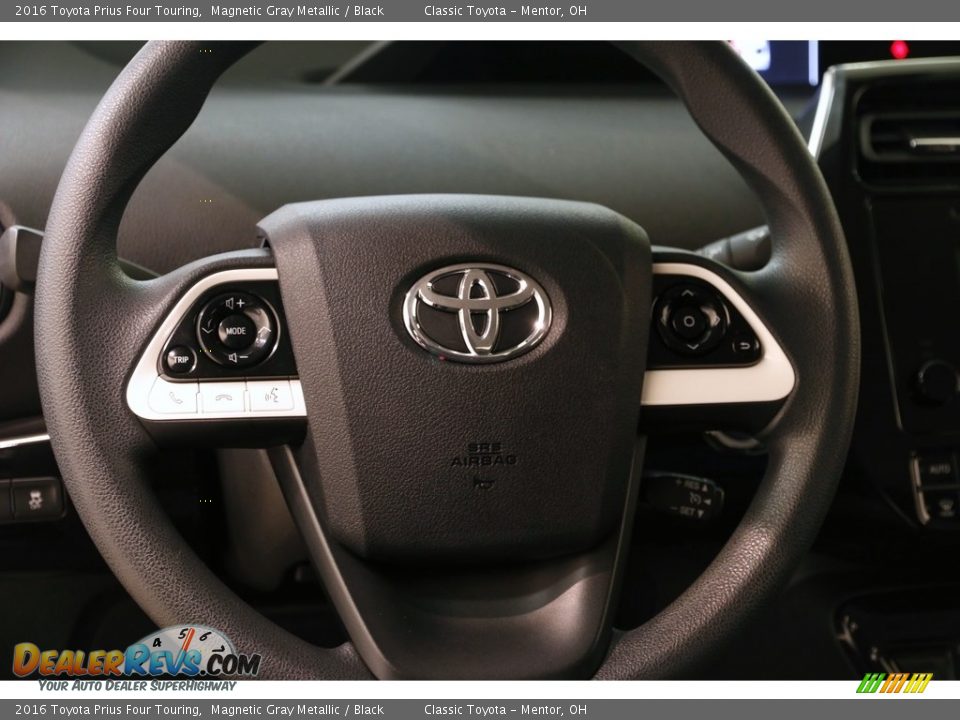 2016 Toyota Prius Four Touring Magnetic Gray Metallic / Black Photo #6