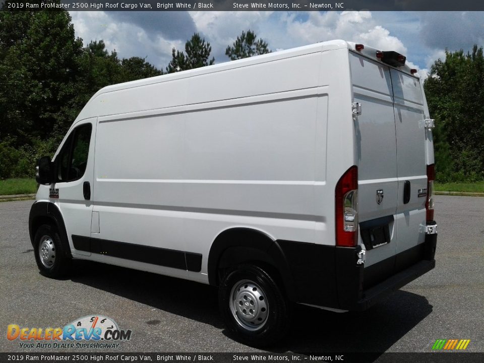 2019 Ram ProMaster 2500 High Roof Cargo Van Bright White / Black Photo #8