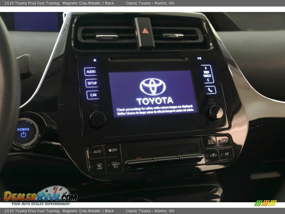 2016 Toyota Prius Four Touring Magnetic Gray Metallic / Black Photo #8