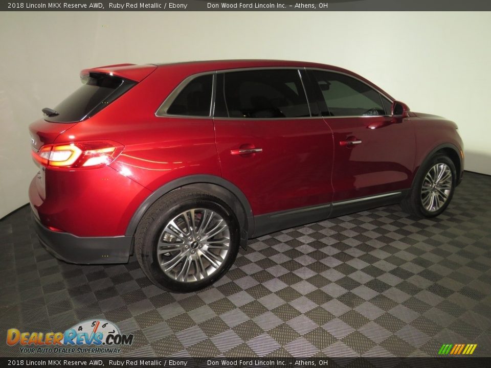 2018 Lincoln MKX Reserve AWD Ruby Red Metallic / Ebony Photo #16