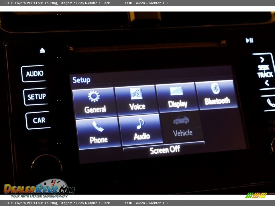 2016 Toyota Prius Four Touring Magnetic Gray Metallic / Black Photo #10