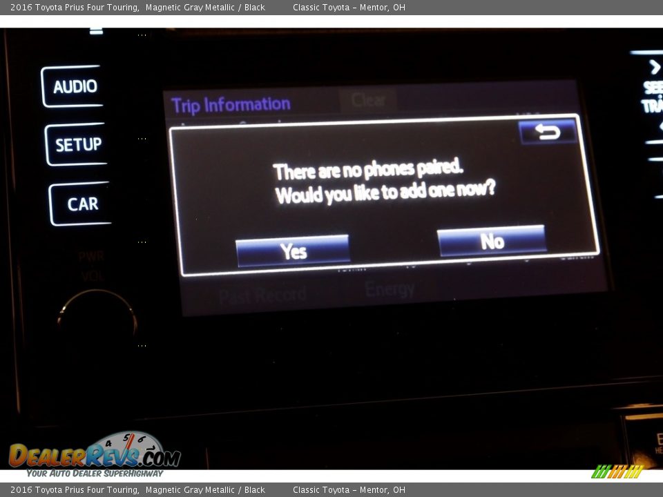 2016 Toyota Prius Four Touring Magnetic Gray Metallic / Black Photo #12