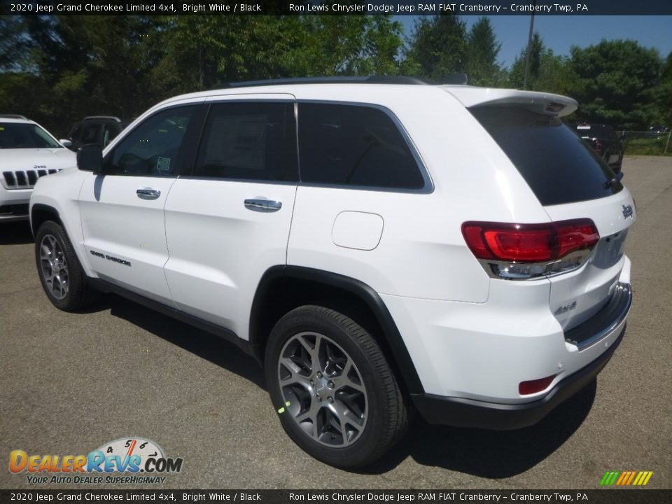 2020 Jeep Grand Cherokee Limited 4x4 Bright White / Black Photo #3