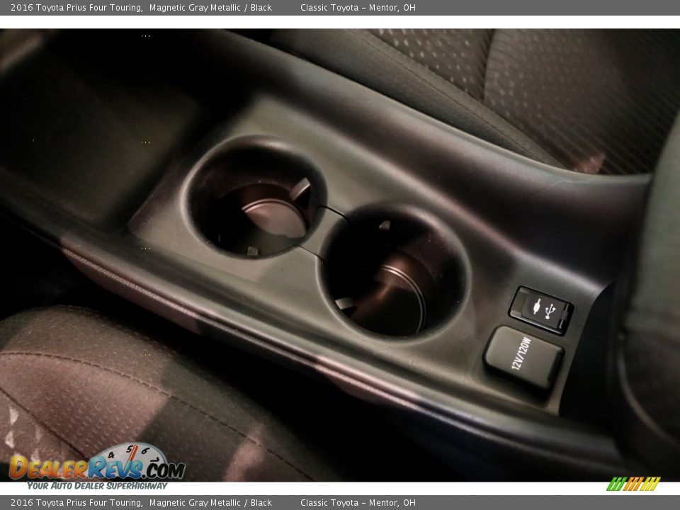 2016 Toyota Prius Four Touring Magnetic Gray Metallic / Black Photo #14