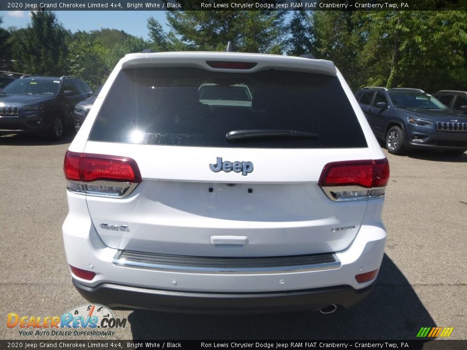 2020 Jeep Grand Cherokee Limited 4x4 Bright White / Black Photo #4