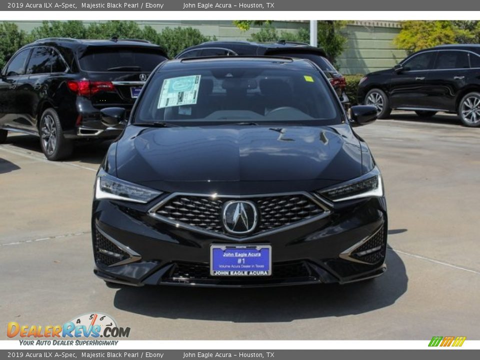 2019 Acura ILX A-Spec Majestic Black Pearl / Ebony Photo #2