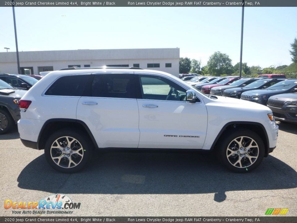 2020 Jeep Grand Cherokee Limited 4x4 Bright White / Black Photo #6