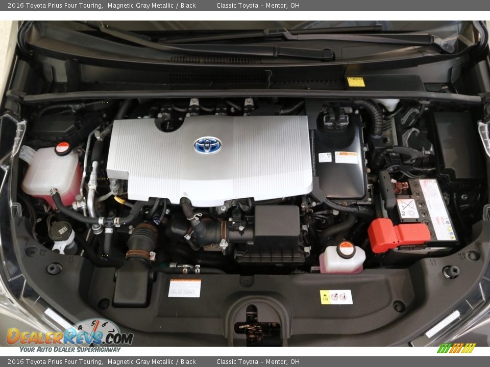 2016 Toyota Prius Four Touring Magnetic Gray Metallic / Black Photo #19