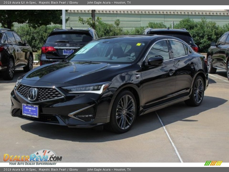 2019 Acura ILX A-Spec Majestic Black Pearl / Ebony Photo #3