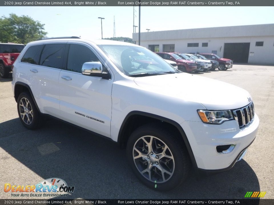 2020 Jeep Grand Cherokee Limited 4x4 Bright White / Black Photo #7