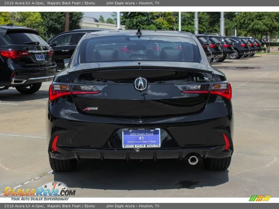 2019 Acura ILX A-Spec Majestic Black Pearl / Ebony Photo #6