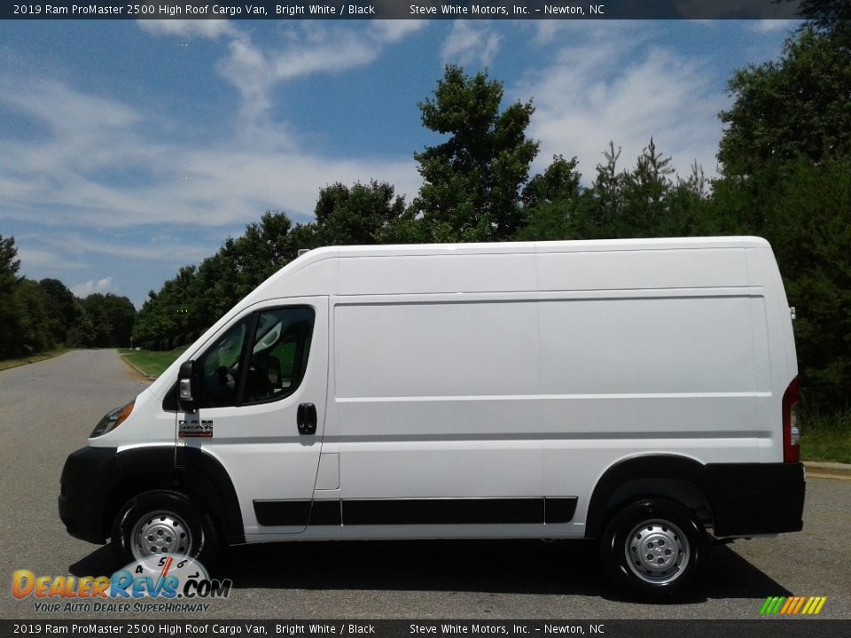 2019 Ram ProMaster 2500 High Roof Cargo Van Bright White / Black Photo #1