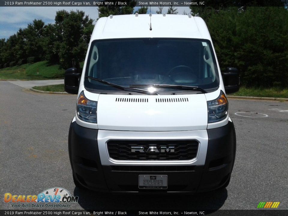 2019 Ram ProMaster 2500 High Roof Cargo Van Bright White / Black Photo #3